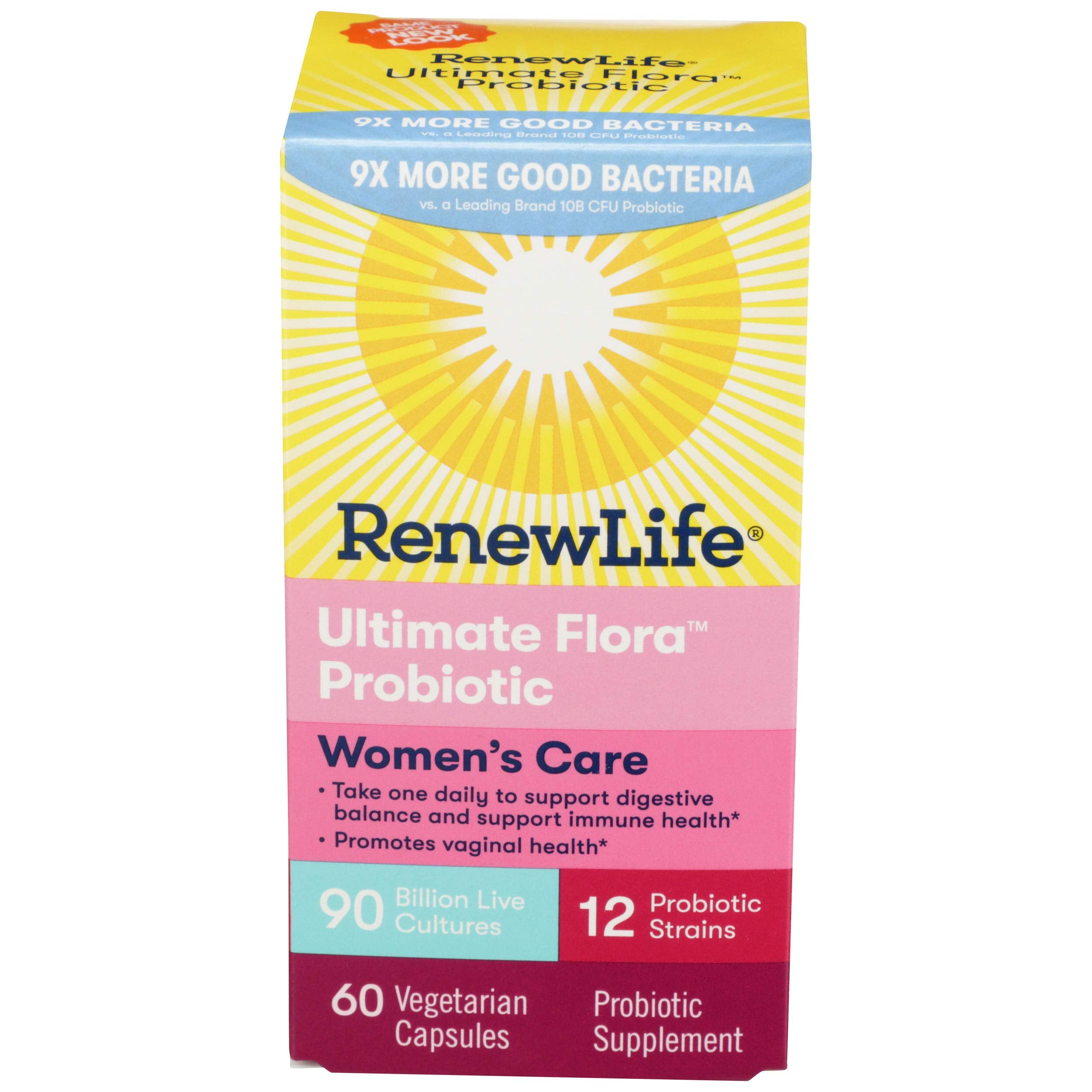 Renew Life Probiótico para Mujeres: botella de cápsulas para apoyar la salud digestiva