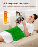 Control digital RENPHO con 10 niveles para calor personalizado.