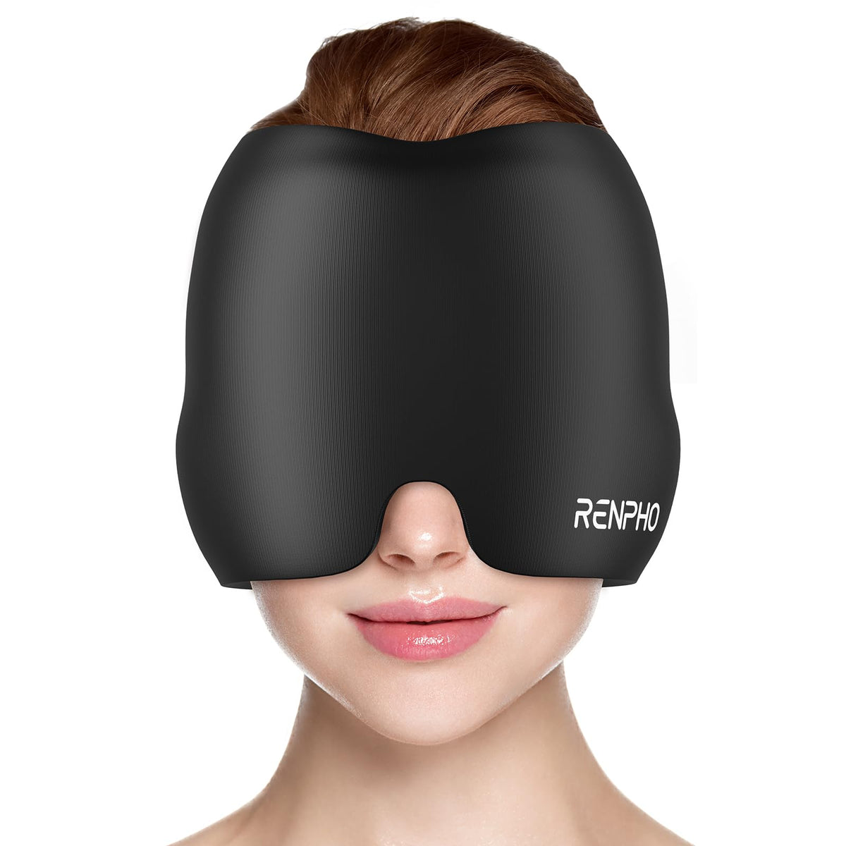 Renpho Gorro de alivio para migrañas con enfriamiento suave para dolores de cabeza.