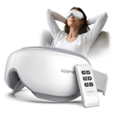 RENPHO Masaje ocular con calor en uso para aliviar tensión visual