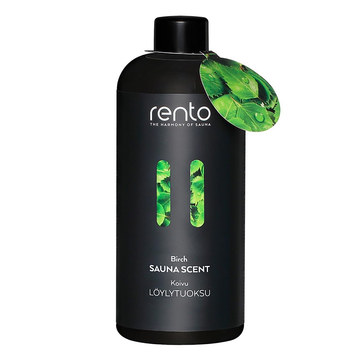Rento Aceite para Sauna: botella con aroma a abedul para aromaterapia relajante.