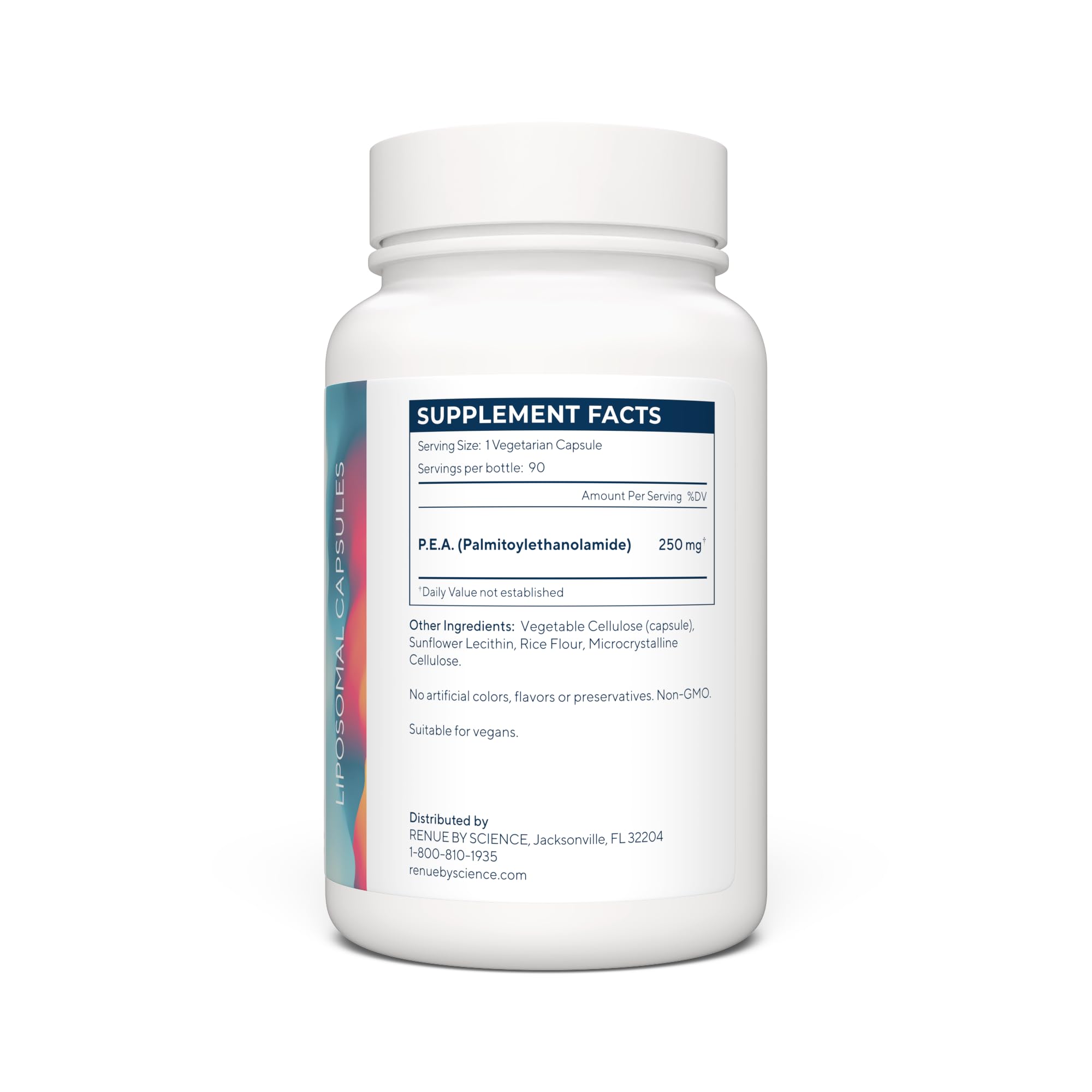 Renue By Science P.E.A. cápsulas liposomales con absorción