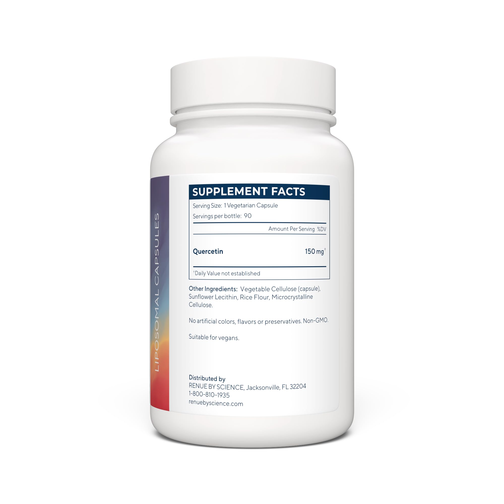Cápsulas Renue Quercetina liposomales, mejor absorción para tu rutina