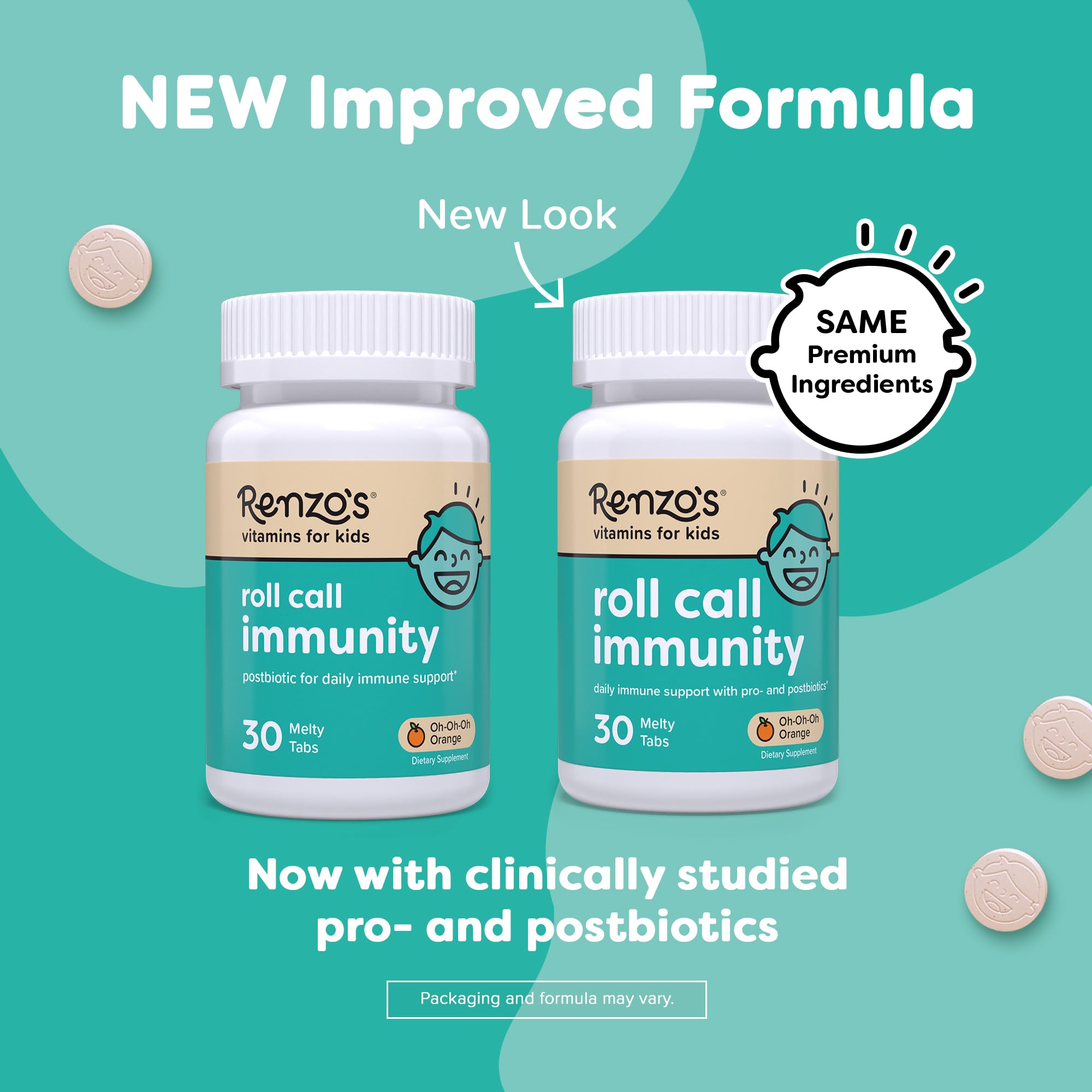 Renzo's fórmula libre de 8 alérgenos comunes y gluten.