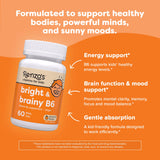 Renzo's vitamina B6 con sabor naranja, apoyo al funcionamiento del corazón.