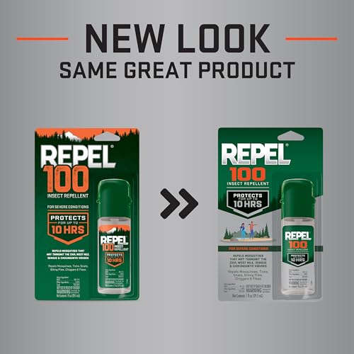 Repel 100, atomizador de viaje, botella-1-onza, ideal para mochila.