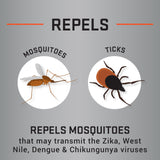 Repel 100 mosquitos y garrapatas: ayuda a prevenir picaduras durante acampadas.