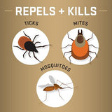 Repel Permetrina en mochilas y accesorios, defensa contra insectos durante excursiones