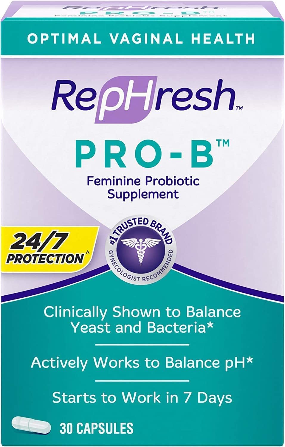 Rephresh Pro-B: botella con etiqueta para equilibrio diario