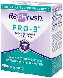 Cápsulas de Rephresh Pro-B en la palma de la mano