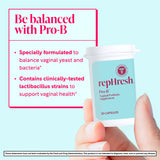 Rephresh Pro-B envase detalle, información de cepas y CFU