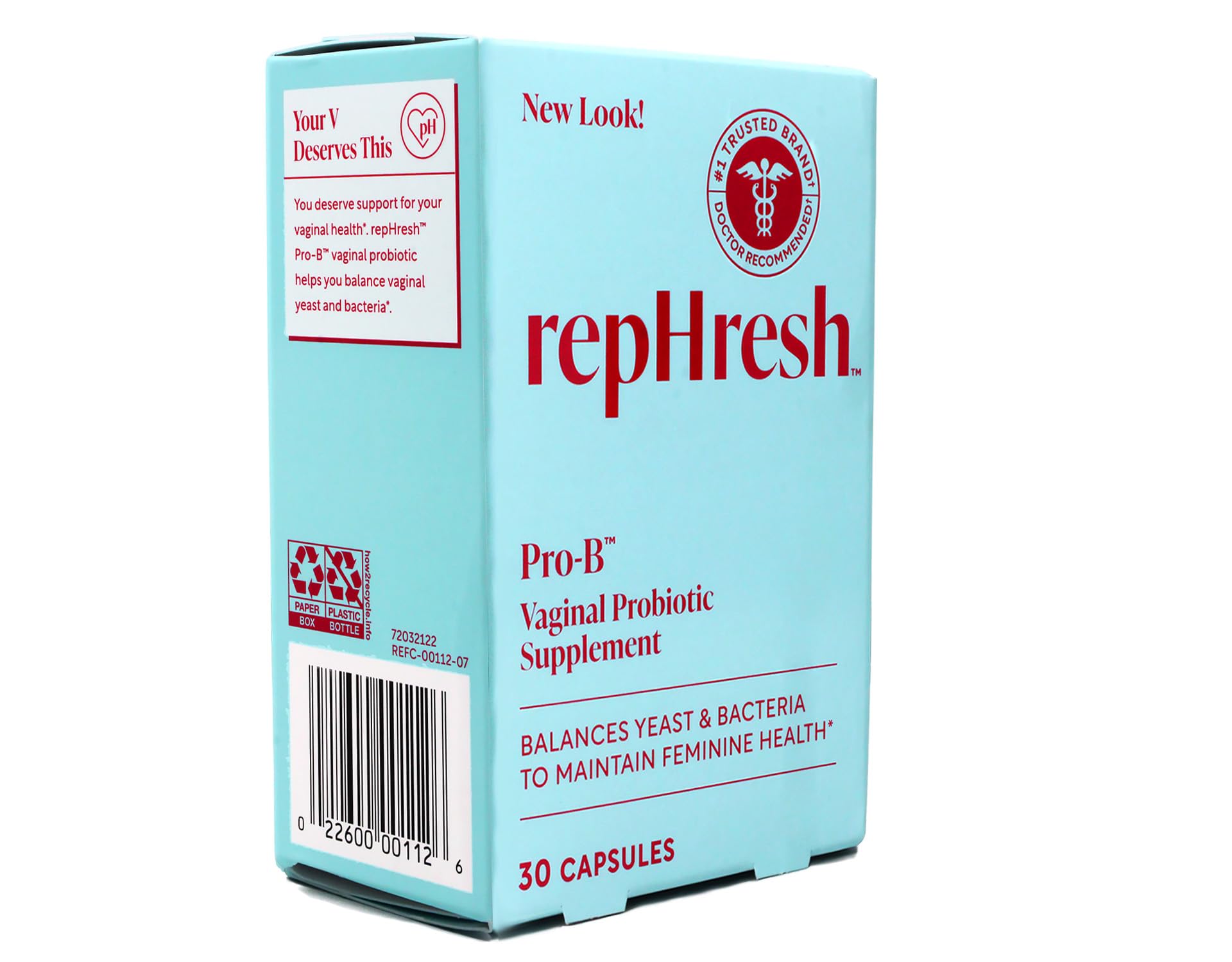 RepHresh Pro-B ritual diario para equilibrio suave