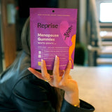 Reprise Menopause sin colorantes artificiales y con azúcares naturales.