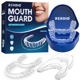 REROIO protector anti-rechinar dientes para uso nocturno, cómodo y ajustable.