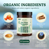 RESAWN Sea Moss Gummies: sabor agradable y textura suave para consumo diario.