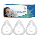 Rescare Airfit F20, almohadilla pequeña, vista frontal, comodidad suave para uso diario.