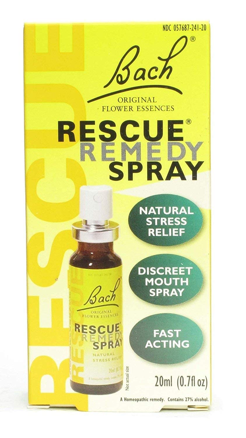 RESCUE Pulverizador Bach de 20 ml para apoyo rápido en momentos de tensión