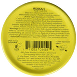 Pastillas RESCUE REMEDY en frasco, detalle del envase para momentos puntuales de estrés