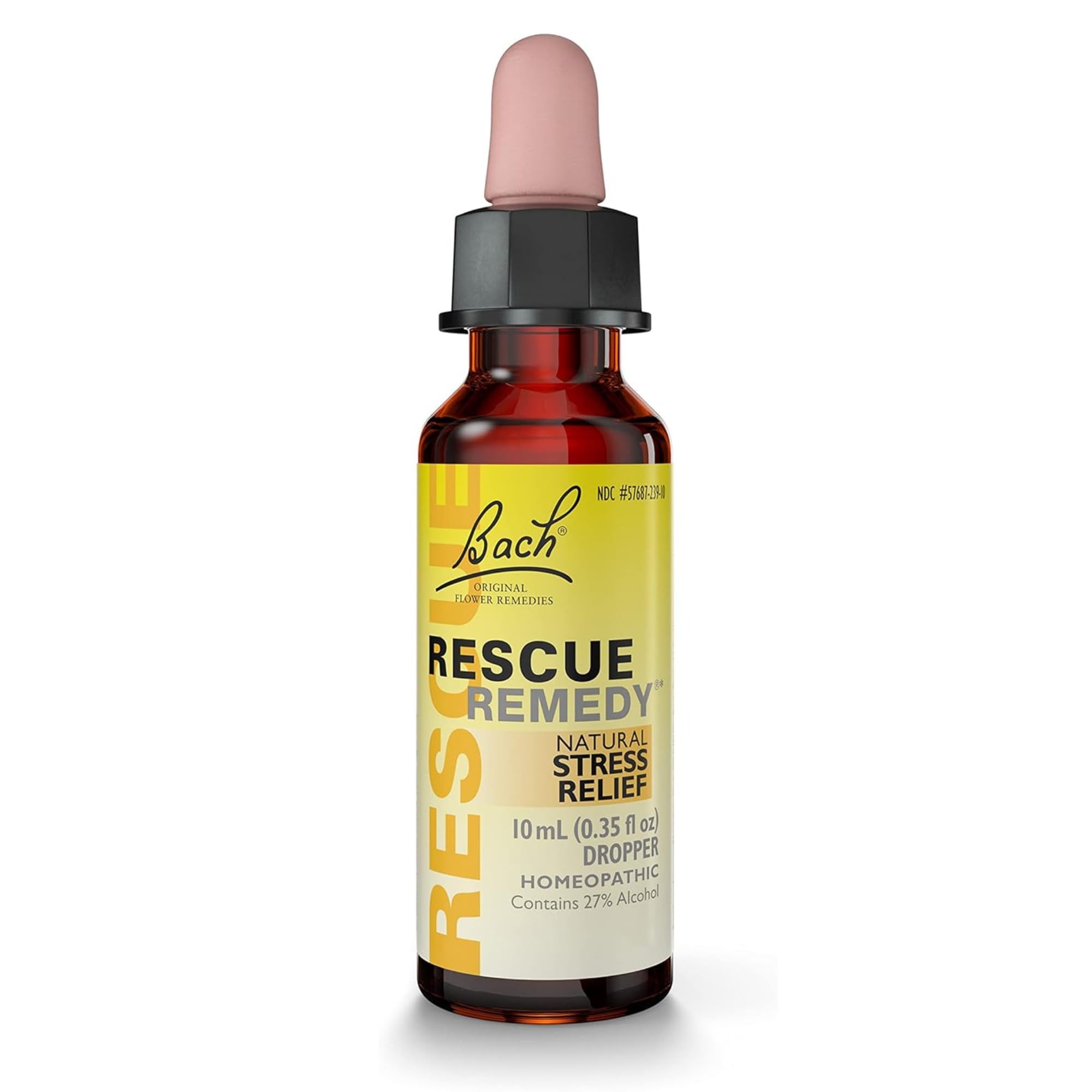RESCUE Rescue Remedy: botella amarilla para alivio suave del estrés diario