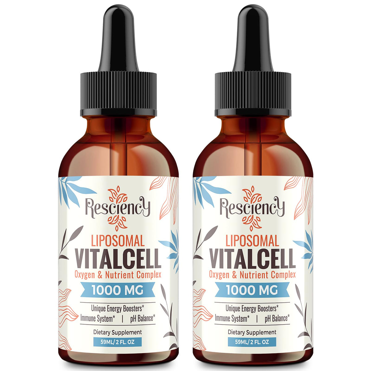 Resciency gotas de oxígeno liposomal para absorción eficiente en el día a día