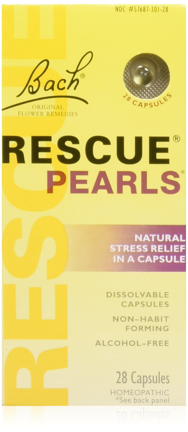 RESCUE Pearls: cápsulas disolviéndose para mayor tranquilidad diaria.