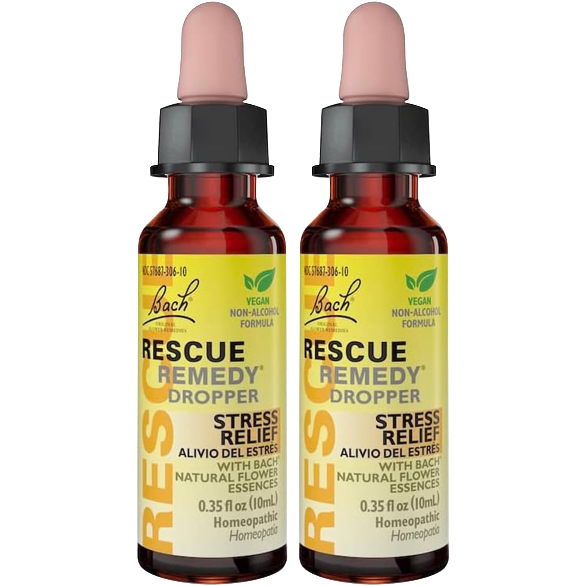 RESCUE Bach Remedy Gotero Frascos para aliviar el estrés diario