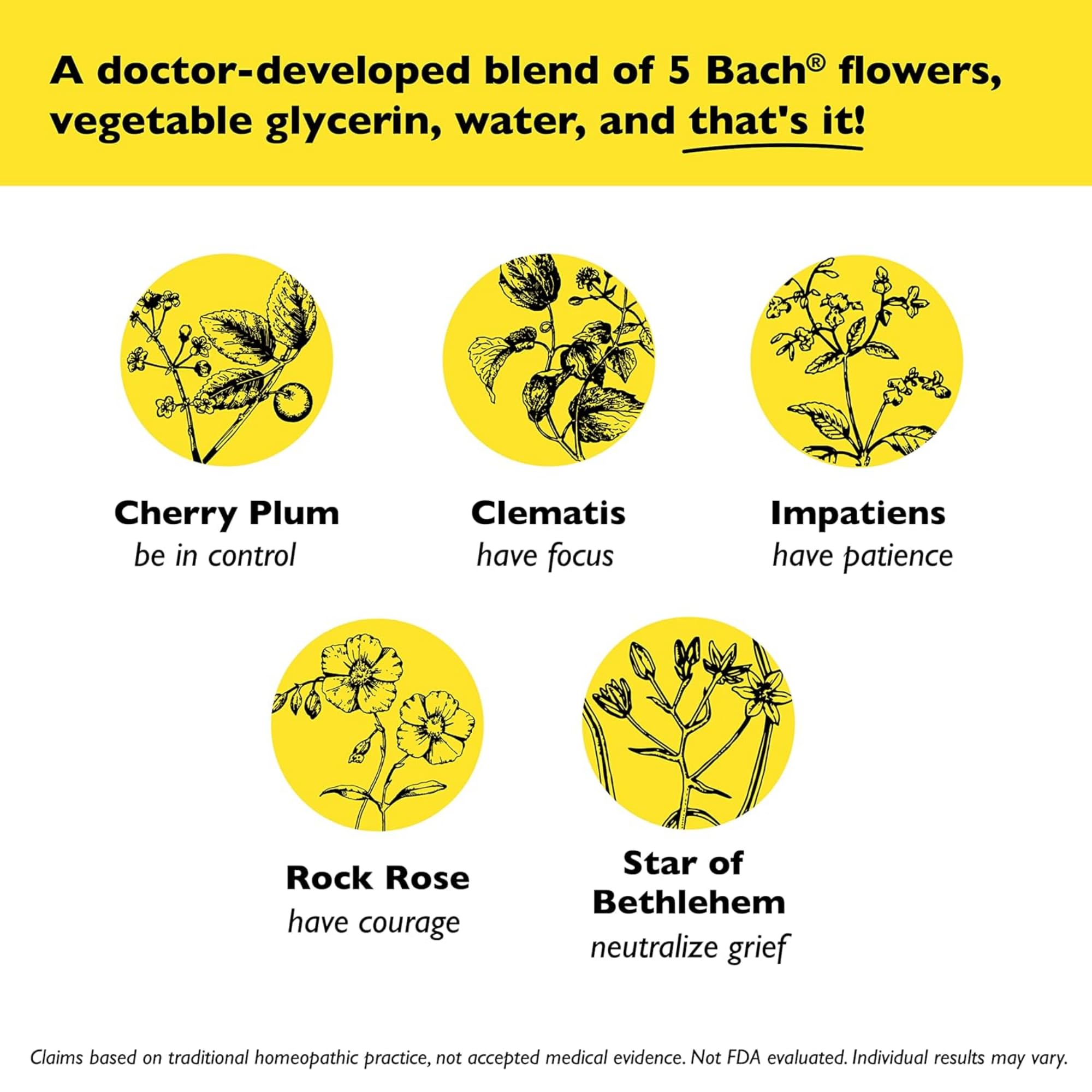 RESCUE Bach Remedy Paquete de dos frascos