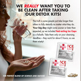 Rescue Detox caja exterior con información de ingredientes
