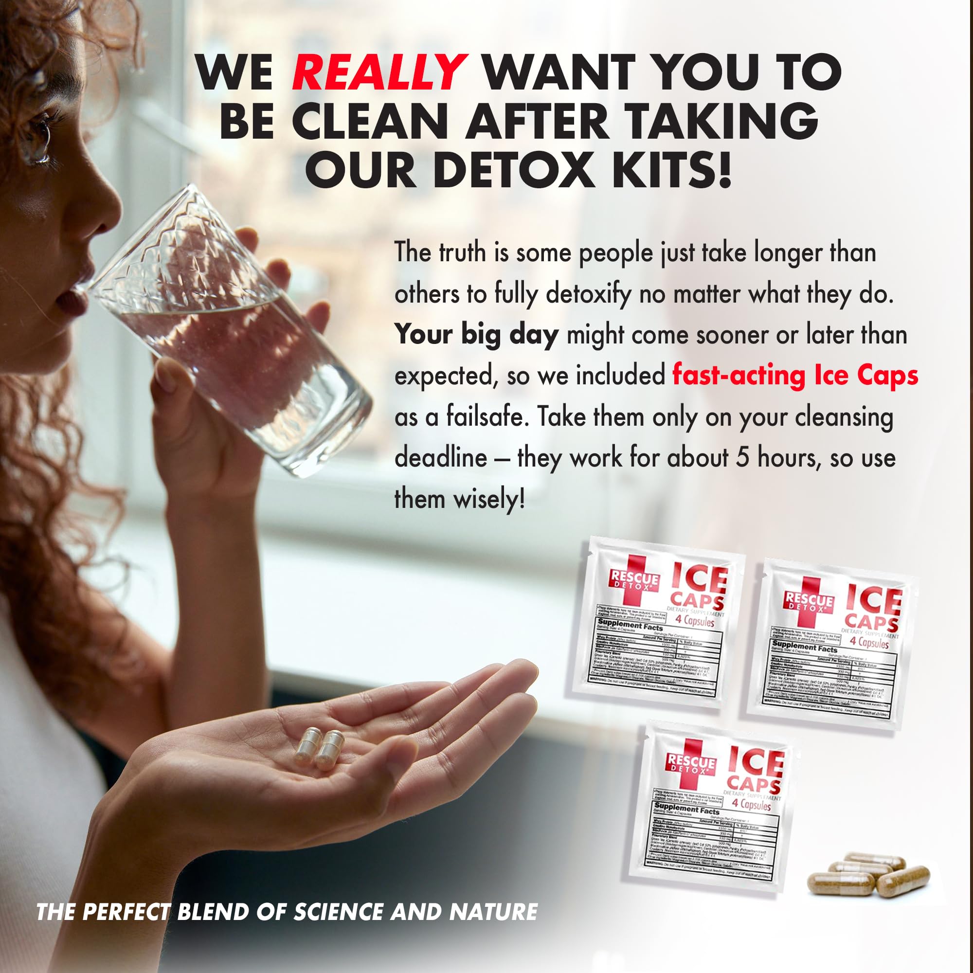 Rescue Detox uso diario, rutina estructurada para un detox eficaz.