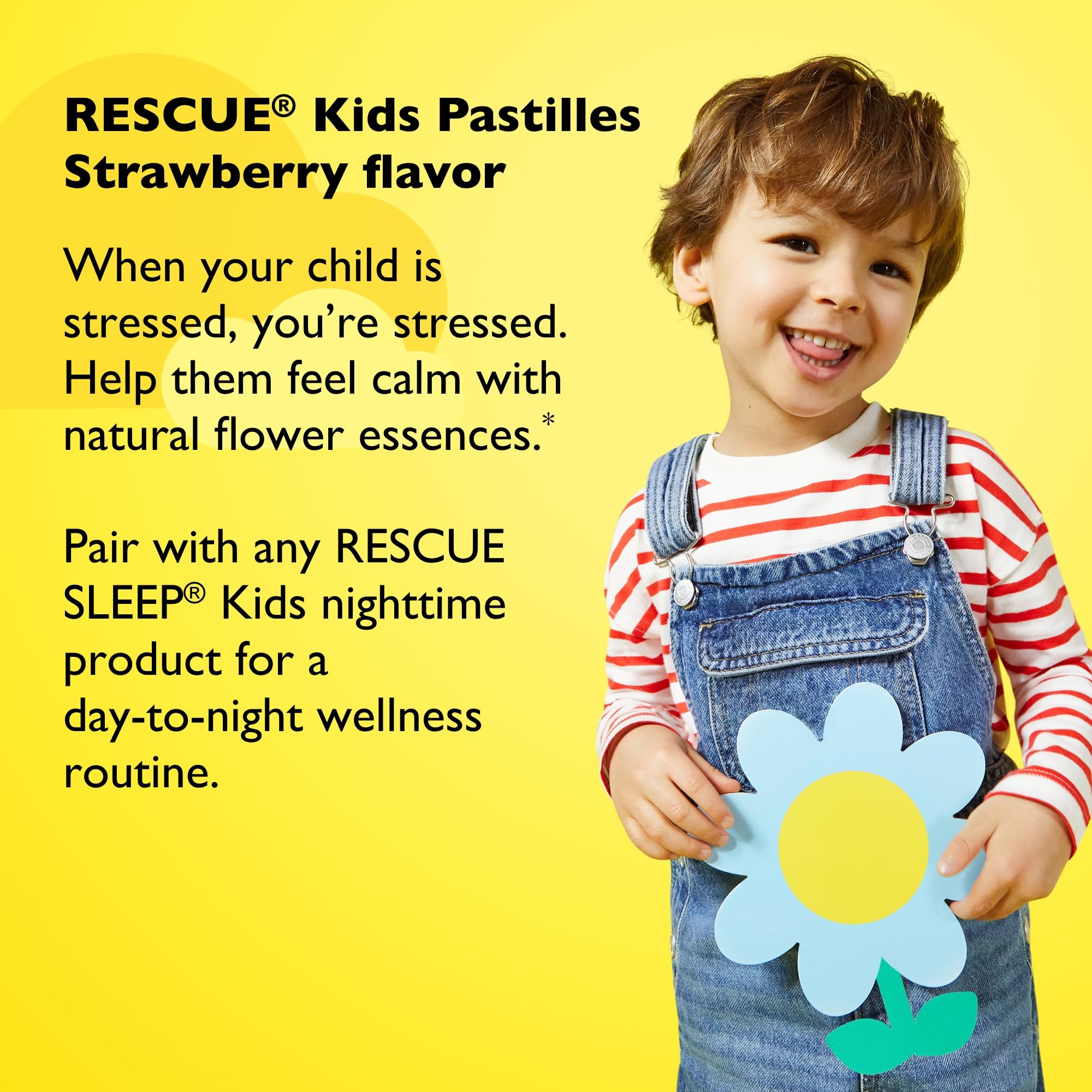 RESCUE KIDS PASTILLAS, dosis única diaria para momentos tensos.