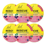 Pastillas RESCUE de mezcla frutos rojos en lata para calma diaria.
