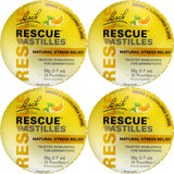 RESCUE pastillas naranja-sauco en empaque, alivio suave del estrés