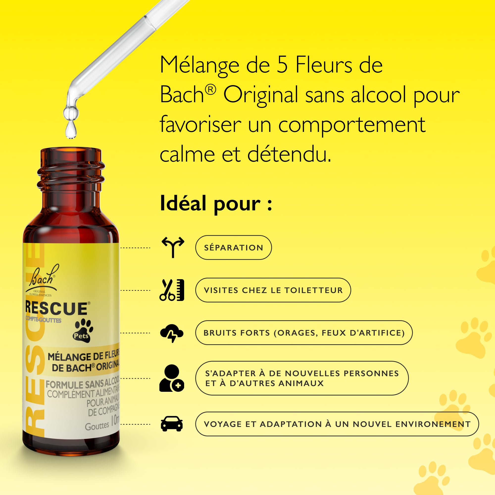 RESCUE Pets mezcla en agua para uso rápido