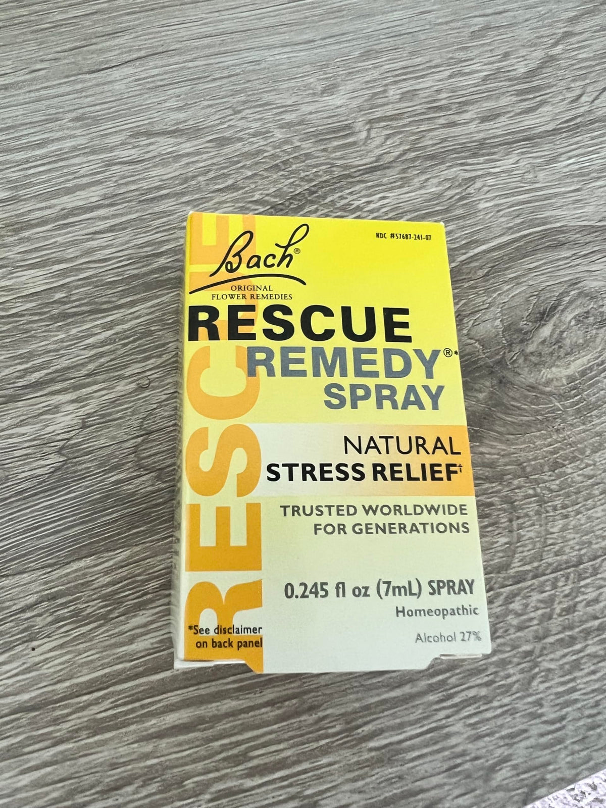 RESCUE Remedio atomizador frasco compacto para uso rápido y cómodo
