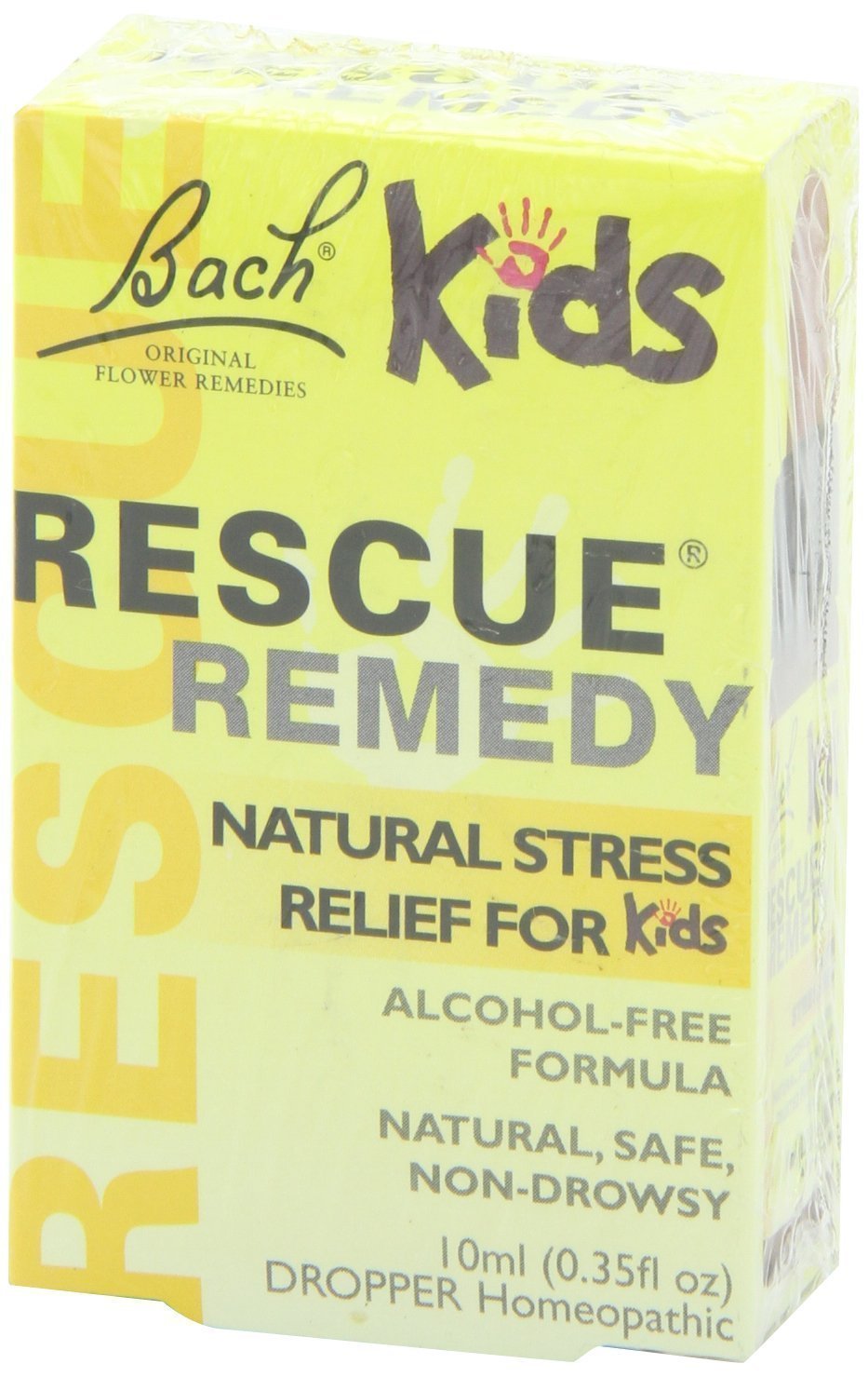 RESCUE para niños: gotas sabor suave fáciles de tomar.