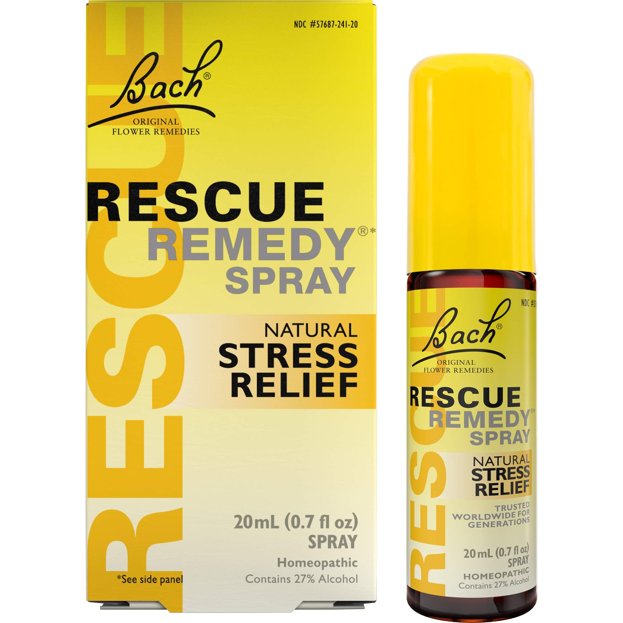 RESCUE REMEDY Spray, botella-20ml para alivio rápido del estrés