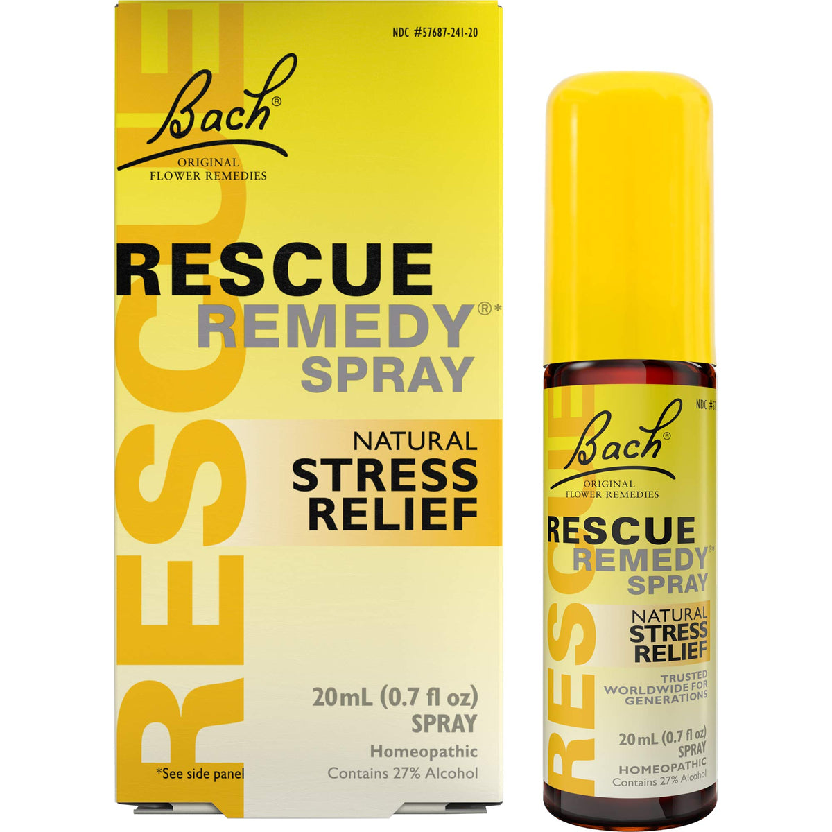 RESCUE REMEDY Spray, botella-20ml para alivio rápido del estrés