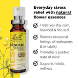 RESCUE REMEDY Spray, mezcla floral original que acompaña momentos de estrés