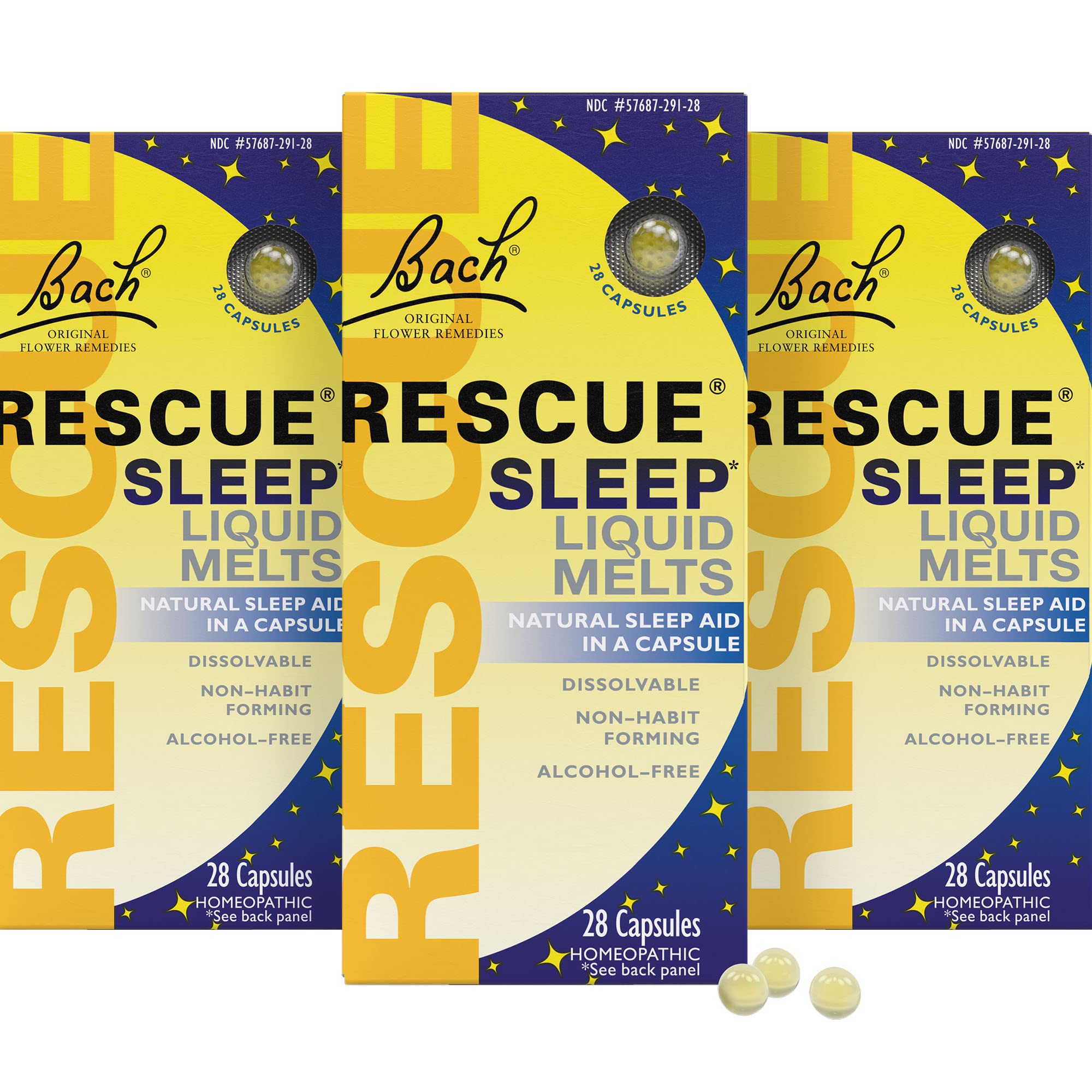 RESCUE Sleep Liquid Melts en frasco para relajación suave antes de dormir
