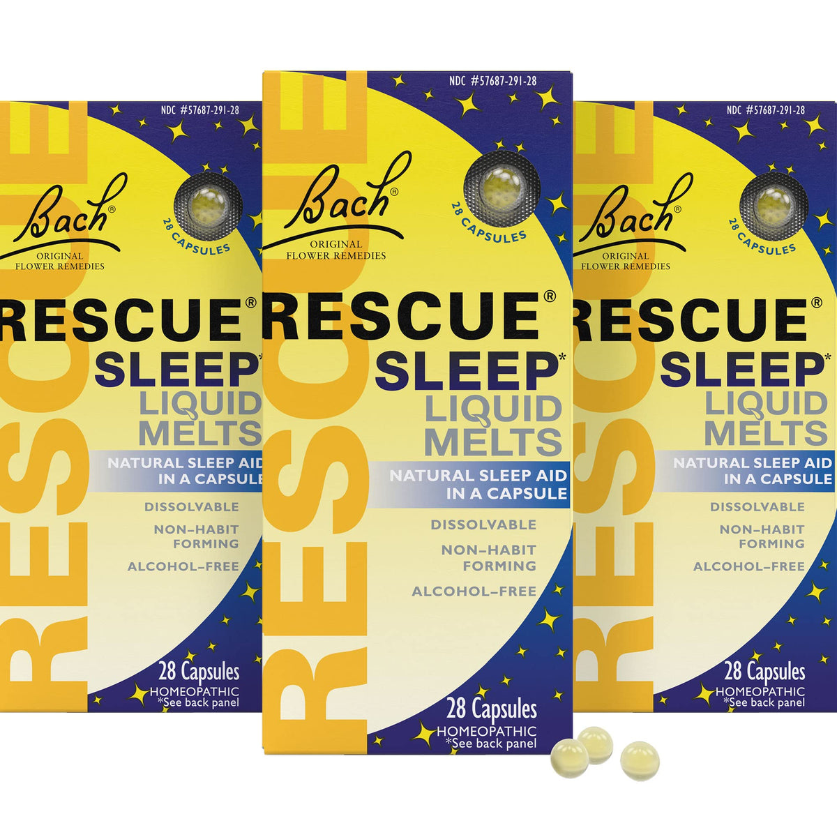 RESCUE Sleep Liquid Melts en frasco para relajación suave antes de dormir