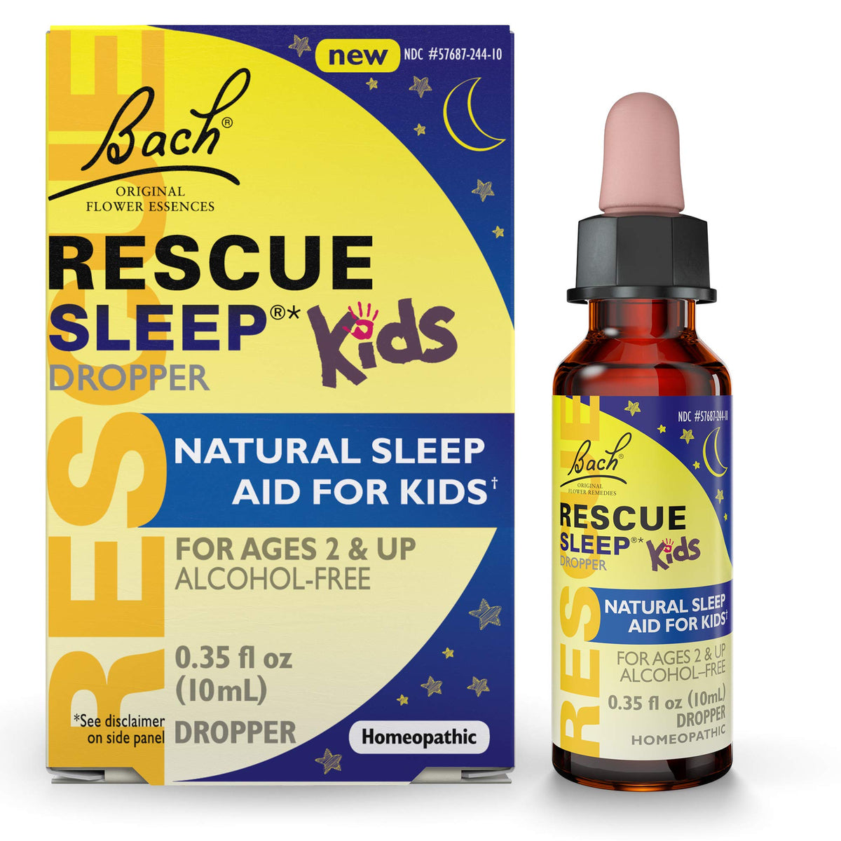 RESCUE SLEEP KIDS: botella con gotas para dormir naturalmente