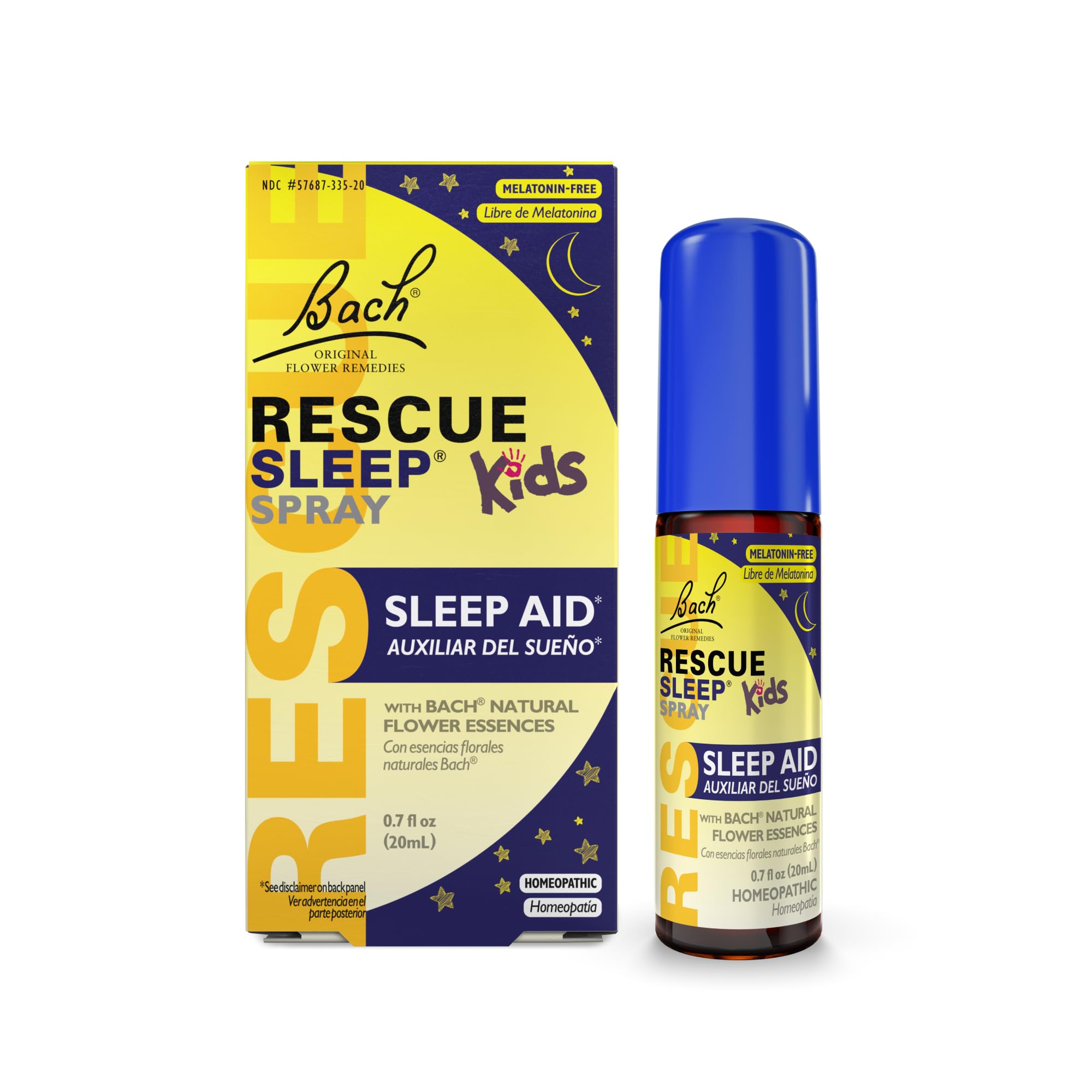 RESCUE Sueño Niños: botella y aplicador oral para la hora de dormir.