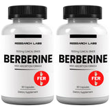 Research Labs Berberina, calidad clínica para apoyo metabólico y energía diaria.