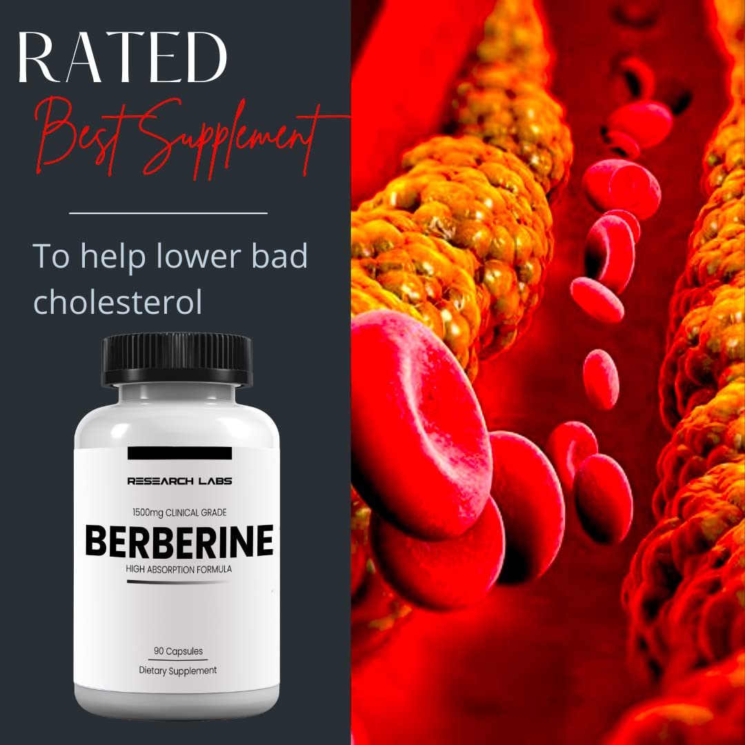 Uso diario Berberina Research Labs para balance metabólico.