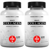 Research Labs cápsulas de colágeno 6000 mg diario para piel y articulaciones.