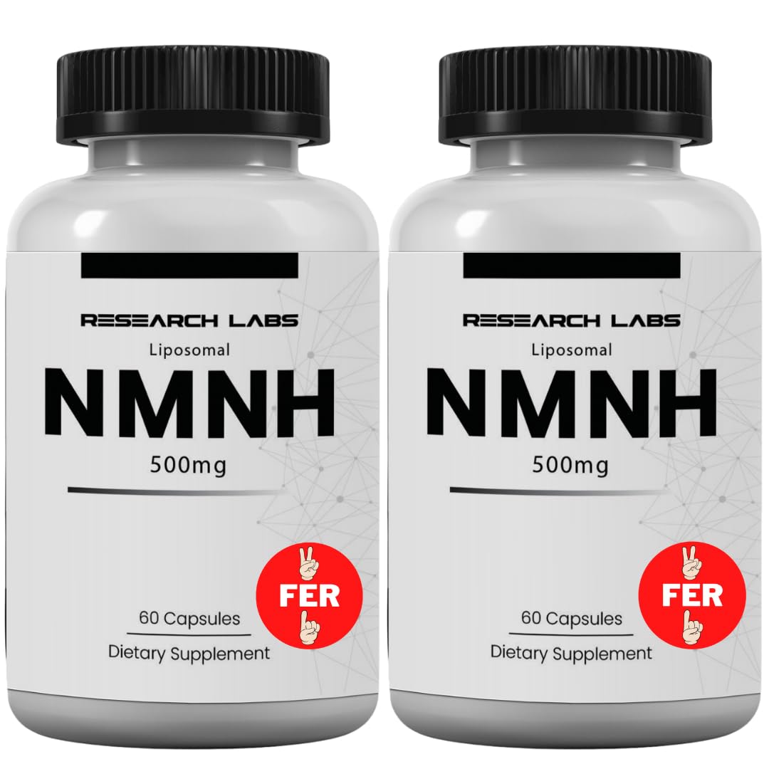Research Labs NMNH cápsulas 500 mg para energía diaria.