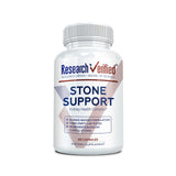 Research Verified Stone Support cápsulas frente, fácil de tomar para apoyo diario.
