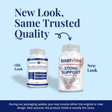 Research Verified Stone Support composición chanca piedra, ingredientes herbales útiles.