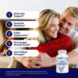 Research Verified Hair Growth Support – empaque de caja para almacenamiento ordenado.