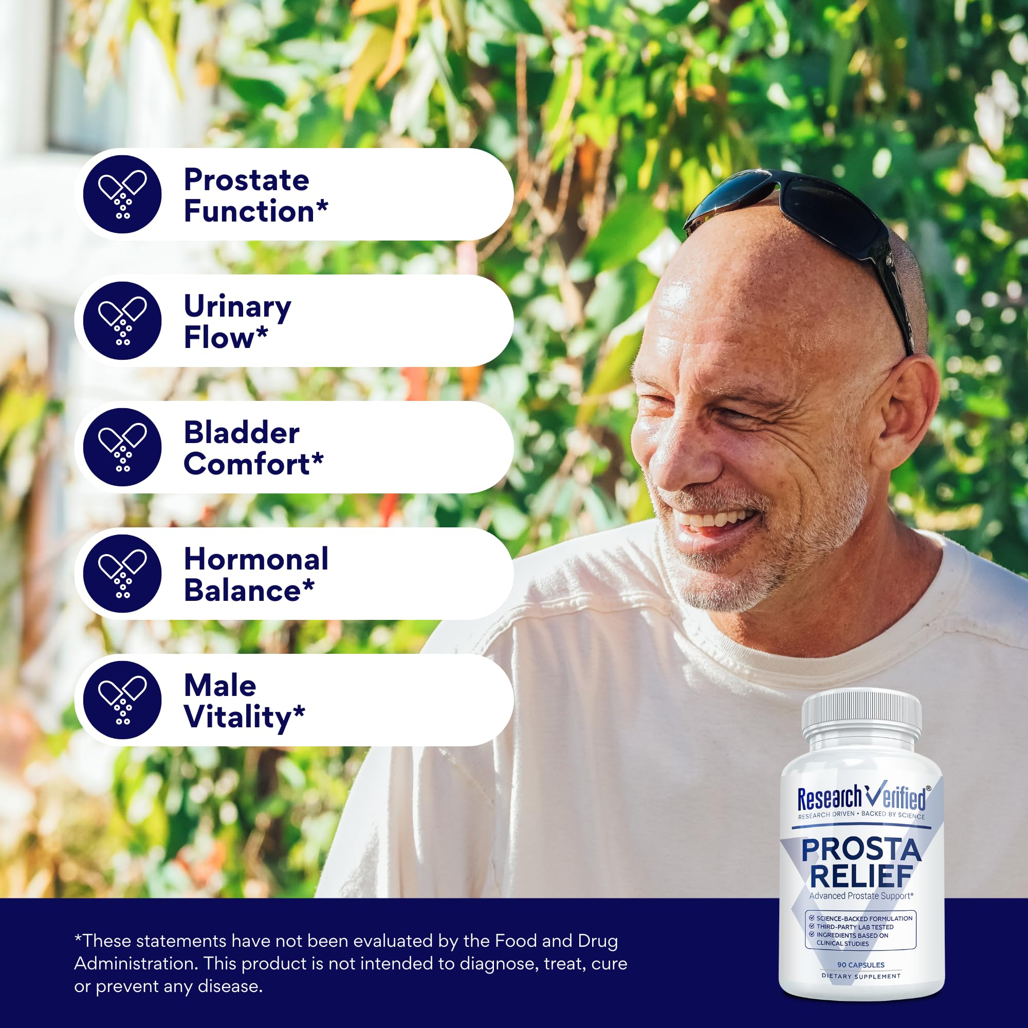 Prosta Relief: pack de tres frascos para mayor disponibilidad.